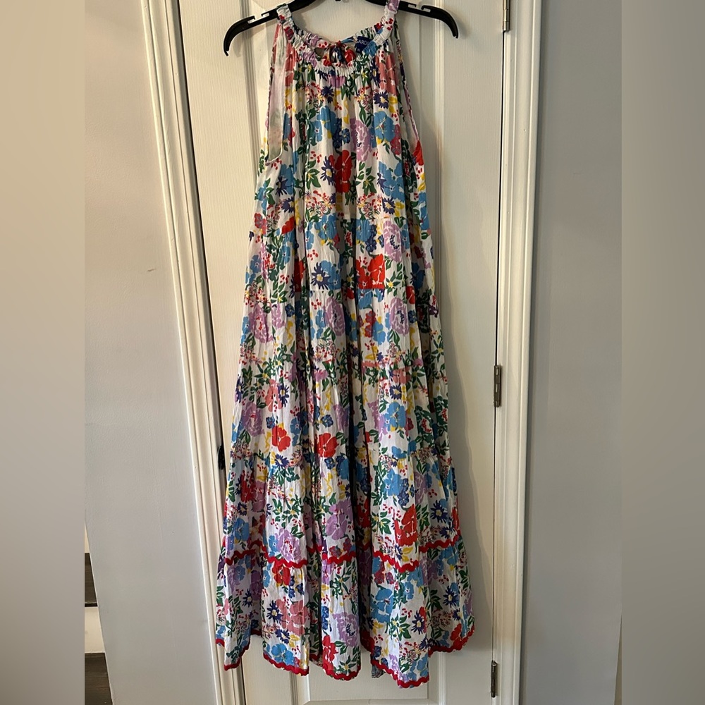 Ro’s Garden Multi Color Floral Maxi Dress